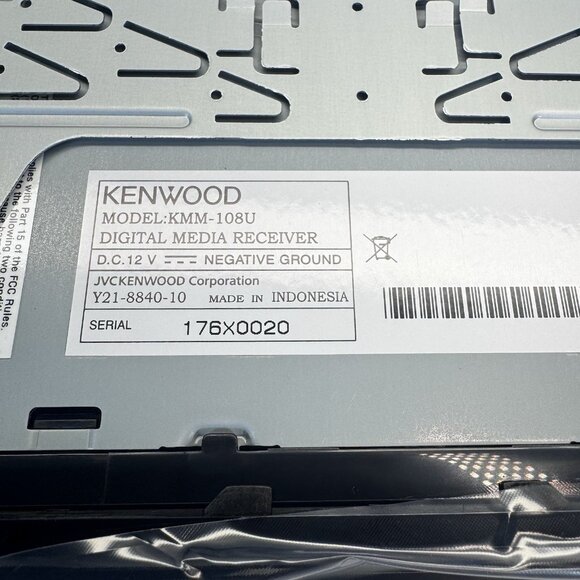 Kenwood KMM-108U AM/FM Pandora iHeart Radio Digital Media Reciever Head Unit Car - Picture 5 of 11